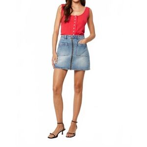 NWT Rollas a-line zip up Mini Skirt